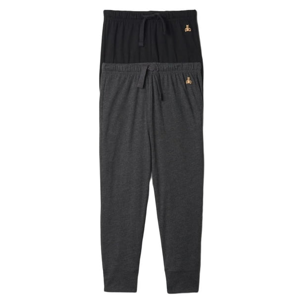 Pantalones GAP para bebés varones 2 unidades, tiro cómodo, gris carbón, 12-18 meses
