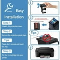 thumbnail image 6 of 275 276 Ink Cartridges for Canon Ink 275XL 276XL Ink Cartridge for Pixma TS3522 TS3520 TS3500 TR4722 TR4720 TR4700 (3Pack，2 Black + Tri-Color), 6 of 8