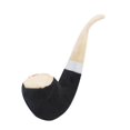 thumbnail image 3 of Juguetes de peluche para perros resistentes a las mordeduras, rechinar los dientes, aliviar el aburrimiento, lindo tubo en forma de perro, juguete de peluche interactivo negro, 3 of 5