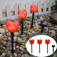 thumbnail image 1 of RXIRUCGD Solar Heart Light Heart Shaped Light Garden Decor Atmosphere Light Ground Inserting Lamp, 1 of 7