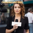 thumbnail image 4 of FONDOTIN Professional Appearance Mic Blank Plate White Acrylic 1Set for Podiums, 4 of 7