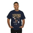 thumbnail image 6 of Las Vegas Jackie Young #0 Cartoon Women Basketball Unisex Cotton Tee, 6 of 7