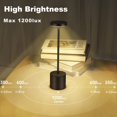 thumbnail image 3 of Lampe de Bureau LED Lampe de Table Rechargeable Sans Fil, 3 of 4