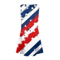 thumbnail image 3 of CCRFTGI 4th of July Dresses for Children Girls Size 7 Funny American Flag Stars Striped A-Line Dress Party Patriotic Sleeveless V Neck Girls Clothes Summer Stylish Dresses Red 9-10 Years, 3 of 5