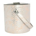thumbnail image 2 of Sol Living  Ice Bucket Double Wall Stainless Steel with Lid and Tongs Copper and Black, 2 of 5