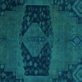 thumbnail image 1 of Ahgly Company Indoor Square Abstract Light Blue Modern Area Rugs, 5' Square, 1 of 4