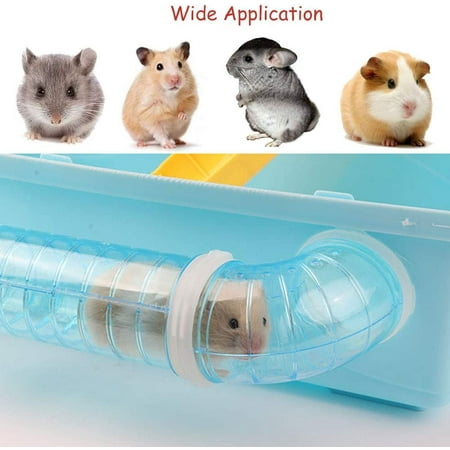 Image showcasing Hamster Tunnels, External Hamster DIY Tunnel Tube Exercise Cage ...
