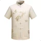 thumbnail image 1 of Camisa Hombre Cuello Mao Manga Corta Botón Chino Traje Tang, 1 of 8