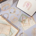 thumbnail image 4 of 60 piezas de 6 temas recortados de encaje para álbumes de recortes, marcos de papel decorativos, papel de scrapbooking vintage ahuecado, 4 of 7