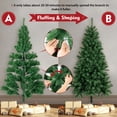 thumbnail image 4 of TOOL1SHOoo  6FT Christmas Tree Artificial Christmas Tree Fake Fluffy Xmas Trees Holiday Decoration with Metal Foldable Stand, 4 of 9