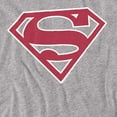 thumbnail image 2 of Superman T-Shirt Red & White Shield Unisex Graphic Tee For Men & Women, 2 of 7