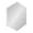 White, variant on Kate and Laurel Rhodes Modern Hexagon Wall Mirror, 24" x 36", Gold, Chic Geometric Wall Mirror