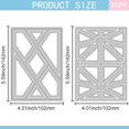 thumbnail image 2 of Troqueles de corte de marco triangular de diamante para la fabricación de tarjetas, troqueles de fondo de marco, plantillas de repujado de acero al carbono, 2 of 9