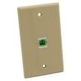 thumbnail image 2 of Keystone Jack SC/APC Singlemode Simplex Green (5 Pack), 2 of 3