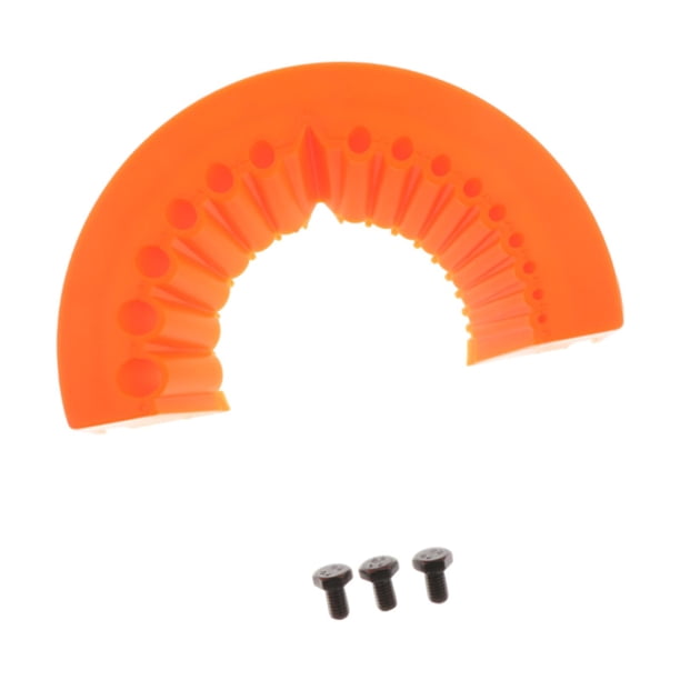 Afilador de brocas de fácil instalación, plantilla de afilado universal multiusos Naranja