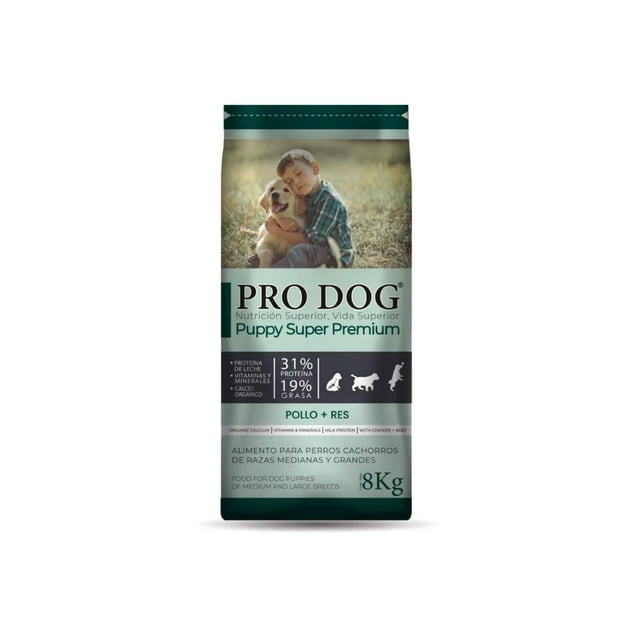Pro Dog Puppy Razas Medianas y Grandes 8 Kg