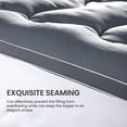 thumbnail image 5 of Sleep Zone Queen Mattress Topper Cooling Mattress Pad Cover Fluffy Down Alternative Bed Topper 8-21 Inch Deep Pocket, Queen, 5 of 8