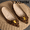 Brown, variant on Women's Pointed Toe Comfy Flats Loafers, Soft Leather Slip-On Casual Shoes for Office & Commute, Shallow Heel with Chain & Stone Texture for Mature Chic Style