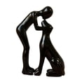 thumbnail image 2 of Estatua de hombre y perro, decoración del hogar, artesanía resistente y elegante, escultura animal para negro, 2 of 9
