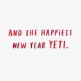 thumbnail image 3 of Tarjeta de Navidad Hallmark Venmo Yeti 13x18 cm, 3 of 8