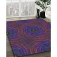 thumbnail image 2 of Ahgly Company Indoor Rectangle Patterned Dark Purple Novelty Area Rugs, 5' x 7', 2 of 6