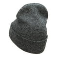 thumbnail image 2 of Radiant Love Embroidered Long Knitted Beanie - Black Marled OSFM, 2 of 5