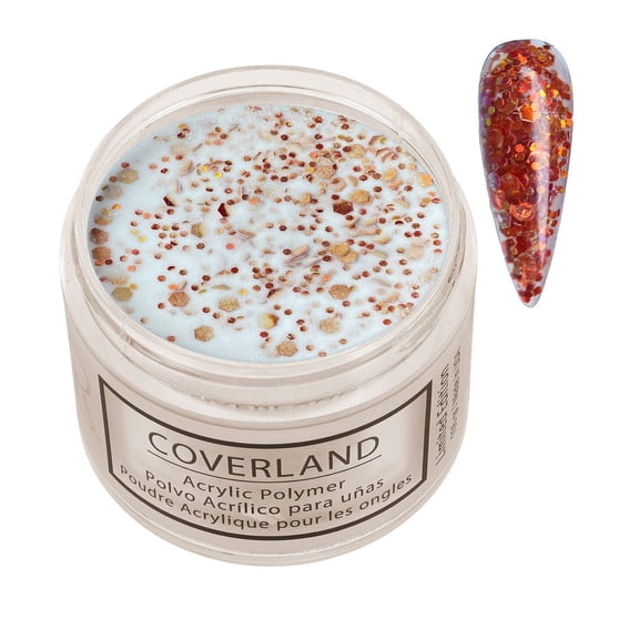 Tones Coverland Acrylic Nail Powder "Pumpkin Spice" - Limited Edition Acrylic Powder for Nail Design, Sculpting, and Masking Nail Bed Imperfections - Professional Acrylic Nail Supplies (1.5 Oz)