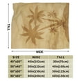 thumbnail image 3 of Kll Fleece Blanket Plush Throw Blanket Retro Palm Tree,Soft Fuzzy Cozy Flannel Blanket For Couch Sofa Bed.(40"X30"), 3 of 9