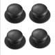 thumbnail image 1 of Paquete de 4 perillas para tapa de cacerola, color negro, perillas para tapa de olla, perillas de repuesto universales para utensilios de cocina, topes de repuesto para manijas, 1 of 5