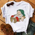thumbnail image 1 of Camiseta Kawaii de Disney con dibujos animados de princesas Blancanieves para mujer, Camisetas estampadas de los siete enanitos, camisetas Unisex, camisetas para mujer, 1 of 5