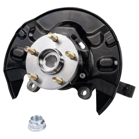 TRQ Complete Wheel Hub Bearing & Steering Knuckle Assembly RH for Matrix AWD BHA42874 Fits select: 2003-2006 TOYOTA COROLLA MATRIX