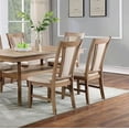 thumbnail image 4 of Tricia Wooden Dining Chair (Set of 2) - Natural+Beige, 4 of 7
