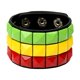 thumbnail image 1 of Pulsera Ancha Punk Yinane de Cuero PU para Adultos Tres Colores, 1 of 8