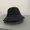 thumbnail image 3 of CoCopeaunts Cotton Bucket Hat for Women Summer Casual Frayed Wide Brim Beach Fisherman Hat Beach Vacation Travel Accessories, 3 of 8