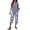 57#Sky Blue, variant on Summer Outfits Two Piece Sets for Women Capri Set Casual Summer Wide Leg Crop Pants and Top Matching Suits White S