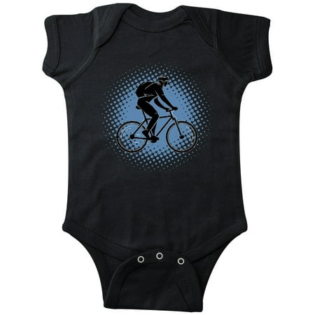 

Inktastic Mountain Biking Silhouette Gift Baby Boy or Baby Girl Bodysuit