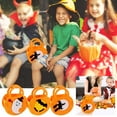thumbnail image 5 of Halloween Candy Bags, Spooky Candy Bags, Pumpkin Bucket Non-Woven Tote Bags, Felt Cloth Goodie Bag with Handles, Halloween Treat Bags for Party Favors Snacks Chocolates Crayons Toys, 5 of 7