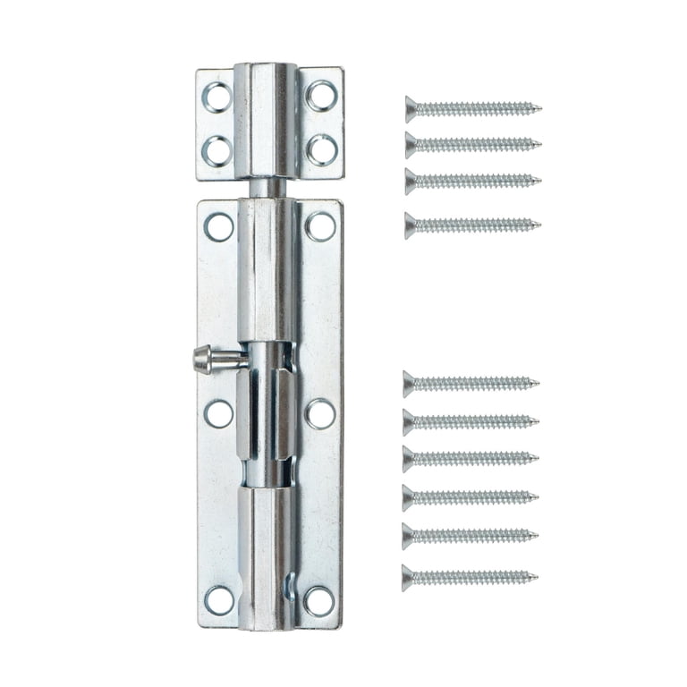 Hyper Tough Barrel Bolt, 6 in. Zinc Plated photo 8