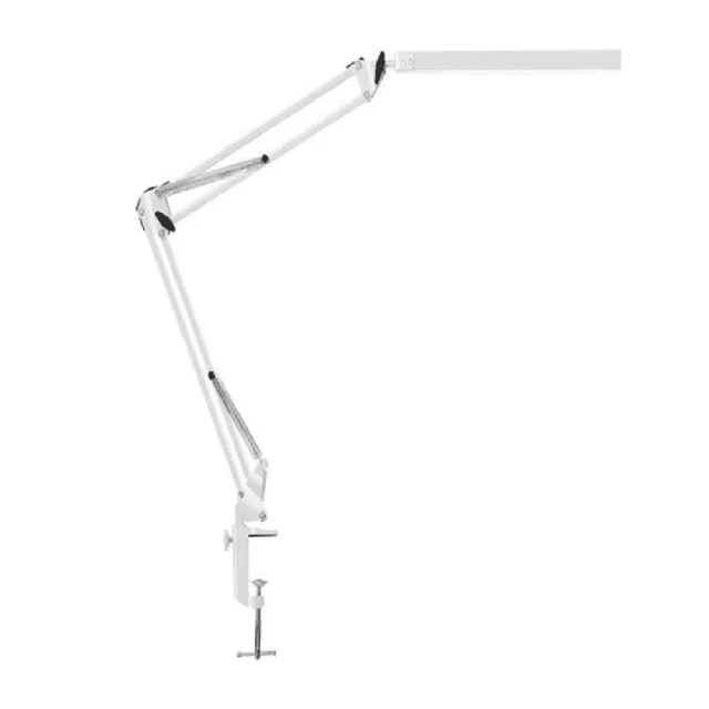 Dapon Lámpara De Escritorio Mesa Con Brazo Led 10 Modos 360° Color de la estructura Blanco