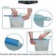 thumbnail image 4 of Reusable Silicone Food Storage Bag, Silicone Food Bag with Clip Freezer Storage Bag Preservation Bags for Fruits, Vegetables, Meat 1000ml(Pack of 4), 4 of 5
