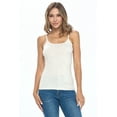 thumbnail image 2 of Natural Uniforms Womens Adjustable Strap camisole tank top, 2 of 4