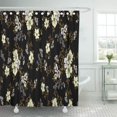 thumbnail image 1 of Cortina de ducha floral de flor rosa ABPHQTO 165x180 cm, 1 of 2
