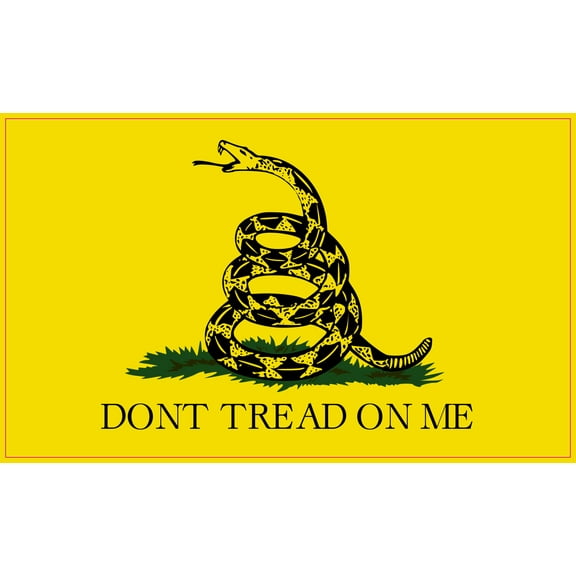 5in x 3in Gadsden Flag Magnet