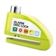 thumbnail image 2 of Candado de disco con alarma genérico para orificios de 7 mm o más para bicicletas y motocicletas. Verde, 2 of 9