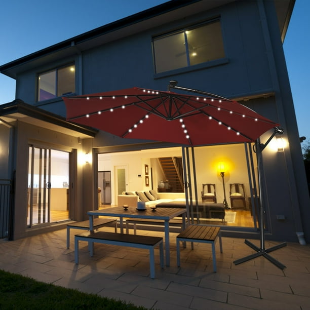 5 star patio umbrella 9' Market Umbrella Glide Tilt by Treasure Garden | Aluminum Market Umbrella