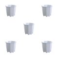 thumbnail image 3 of Destyer Flower Pots Planter Container Plastic Decorative Octagonal Nursery Pot Garden Basket Window Living Room Decorations 5Set, 3 of 6