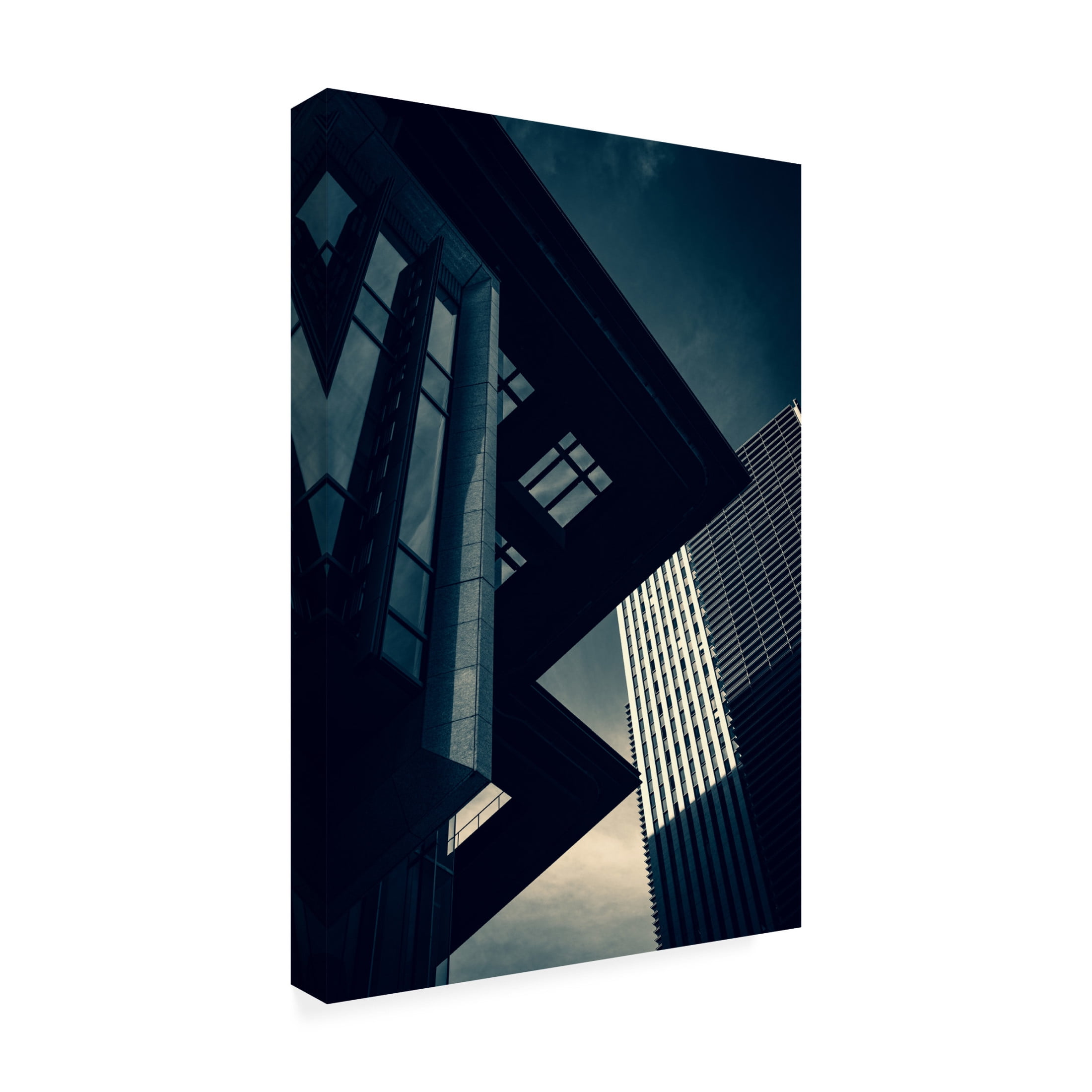 Canvas Wall Art - Takao Kataoka 'Edge' Wall Art for Living Room, Bedroom, or Office Décor by Trademark Fine Art - 16 x 24 Inches