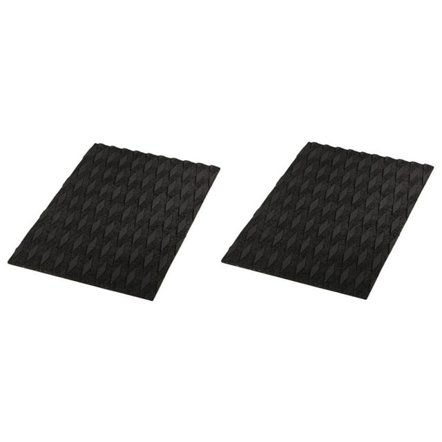 Sonducket Almohadilla de tracción Universal para Surf, 2 uds., pieza de repuesto, agarre para cubierta de Surf, almohadillas traseras para tabla Deportes acuáticos Negro