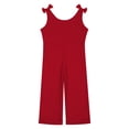 thumbnail image 5 of Girls Sleeveless Jumpsuit Girls Summer Clothes Rompers with Pockets Adjustable Girls Clothing Size 5-6 Years Girls Fashion, 5 of 6