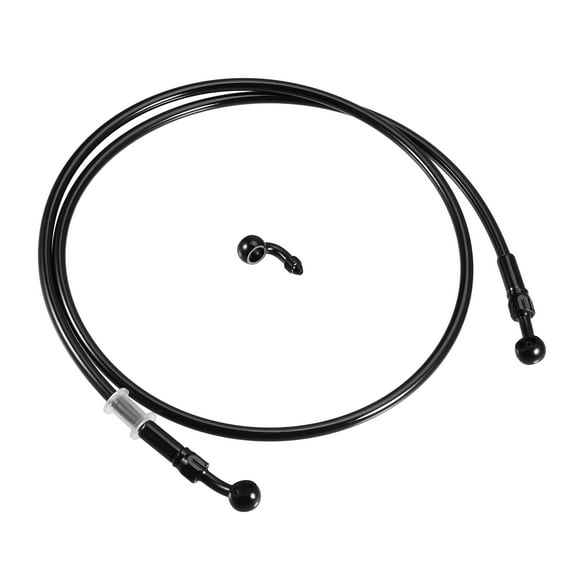 1 Set 130cm Length Brake Hose Motorcycle Hydraulic Brake Line Oil Hose Pipe Fitting with Banjo
